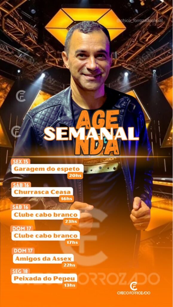 Chegou Mais Um Final De Semana E A Agenda Cultural Traz As Opções De Diversão Para Você